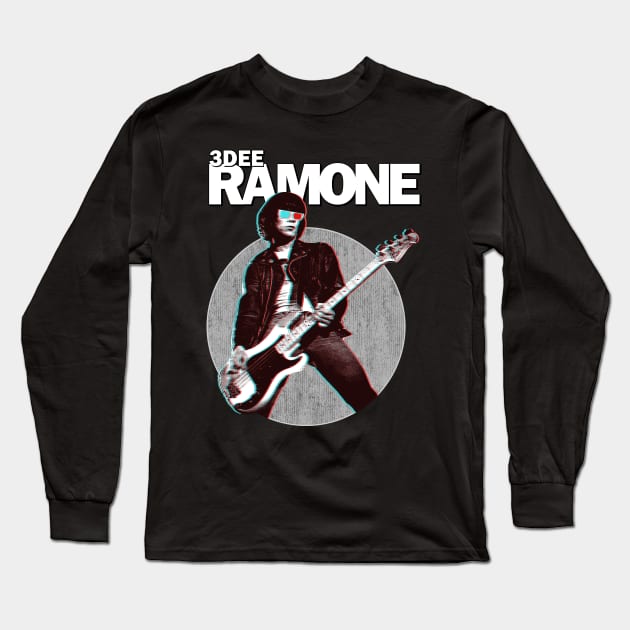 3Dee Ramone Long Sleeve T-Shirt by StayTruePonyboy